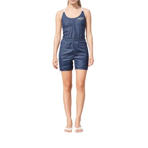 Moschino Navy Athletic Romper
