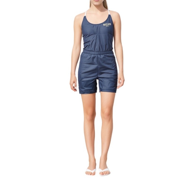 Moschino Navy Athletic Romper
