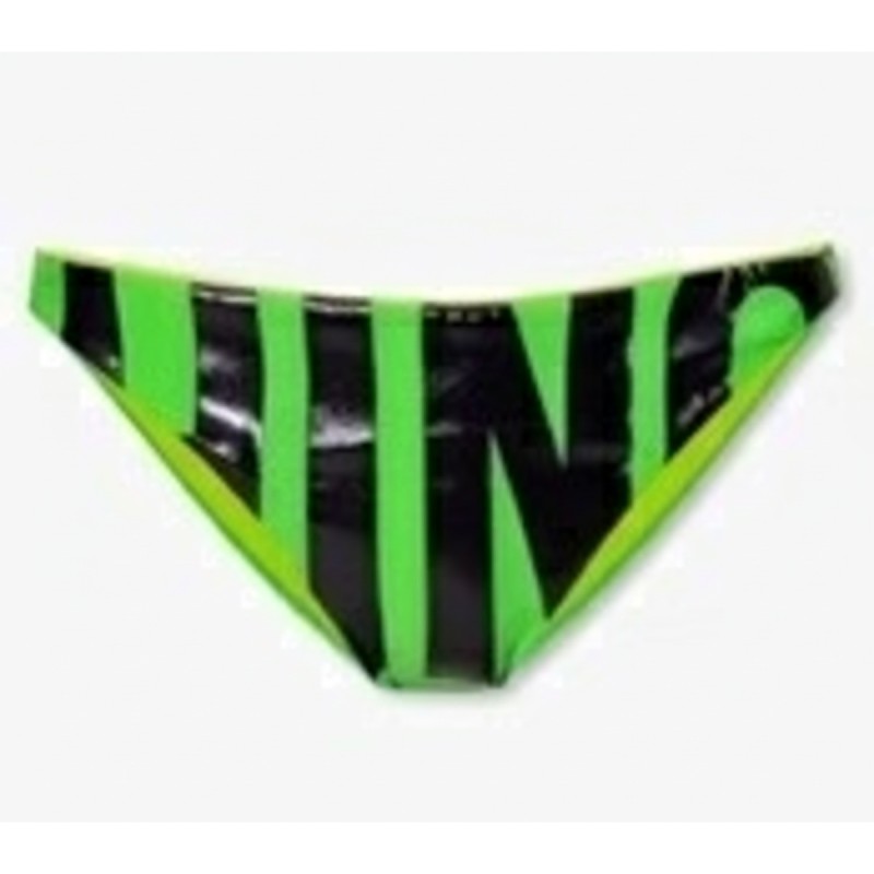 Moschino SHINE Logo Bikini Bottom Green
