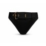 Moschino High Waist Bikini Bottom Black