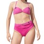 Moschino Twist Front Bikini Set Pink