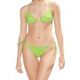 Moschino Lime Green Triangle Bikini Set