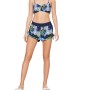 Moschino Floral Print Beach Shorts Navy