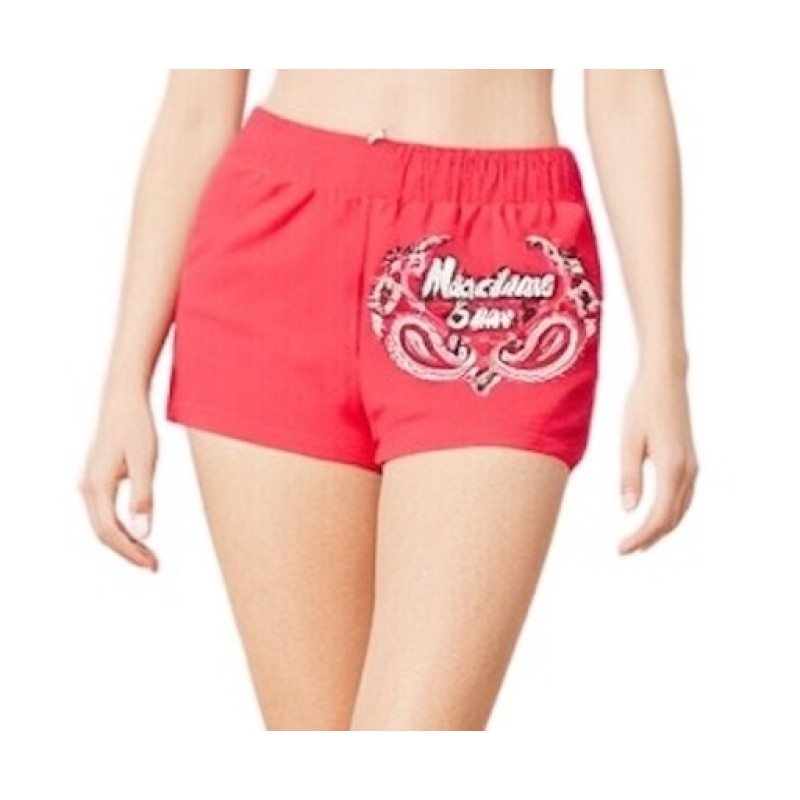 Moschino Logo Pink Beach Shorts