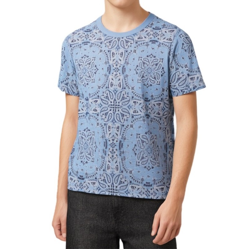 Moschino Bandana Print T-Shirt Blue