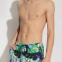 Moschino Tropical Floral Swim Shorts Green