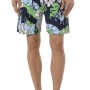 Moschino Tropical Floral Beach Shorts Navy