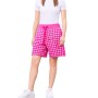 Moschino Heart Print Beach Shorts Pink
