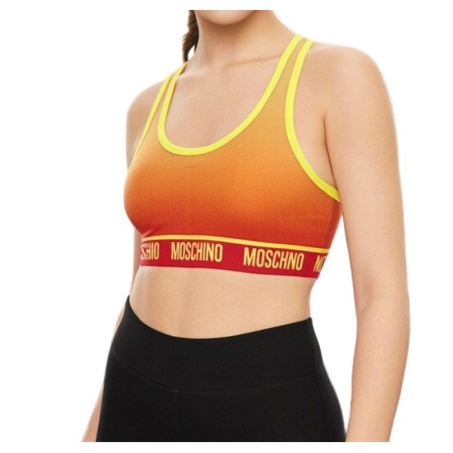 Moschino Ombré Sports Bra Orange Yellow