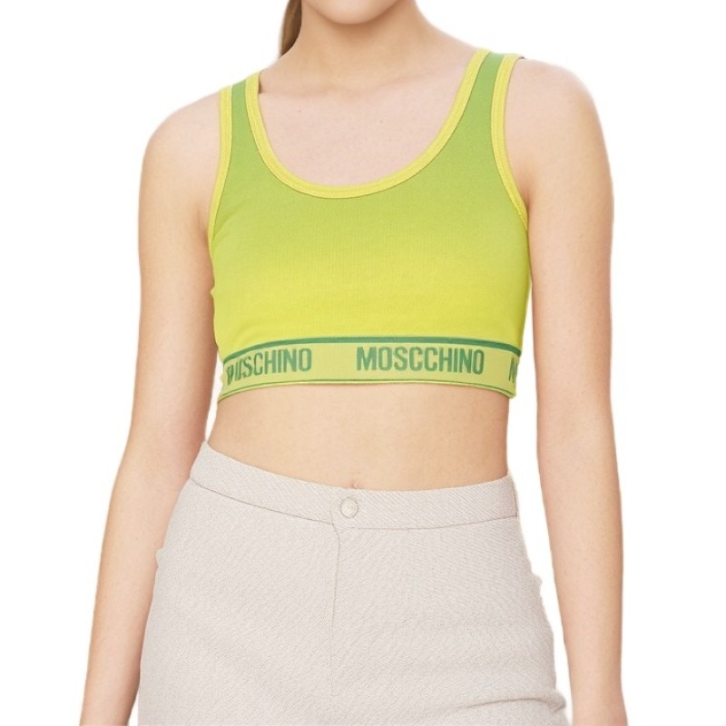 Moschino Ombre Sports Bra Green