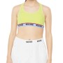 Moschino Logo Band Yellow Sports Bra