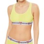 Moschino Teddy Logo Sports Bra Yellow