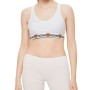 Moschino Teddy Bear Logo Sports Bra White