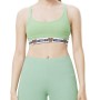 Moschino Teddy Bear Logo Sports Bra Green