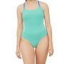 Moschino Logo Strap Halter Bodysuit Green