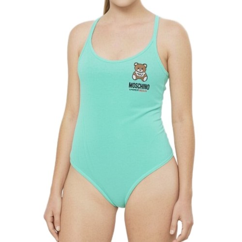 Moschino Teddy Bear Green Bodysuit