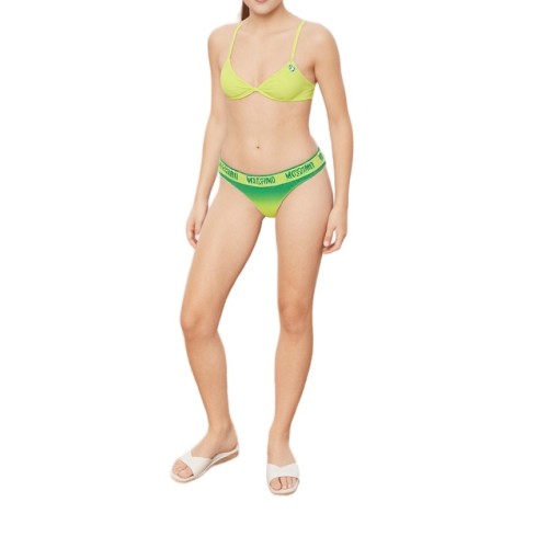 Moschino Logo Band Brief Multi Green