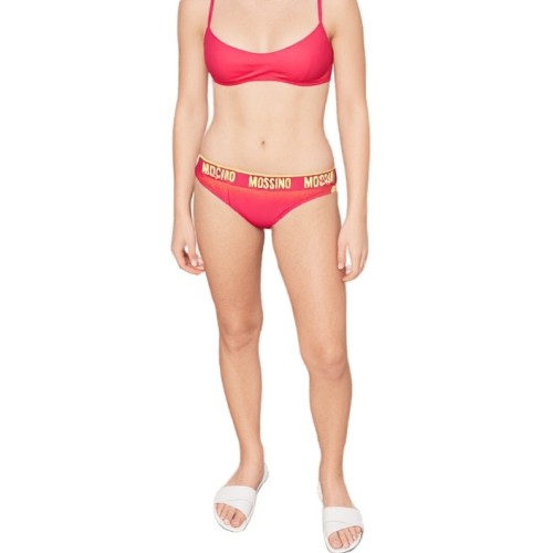 Moschino Logo Band Brief Fucsia