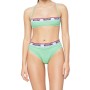Moschino Branded Logo Bikini Set Green