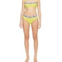 Moschino Logo Tape Bikini Set Yellow
