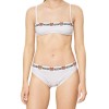 Moschino Teddy Logo Bikini Set White