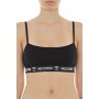 Moschino Logo Tape Sports Bra Black