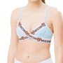 Moschino Teddy Bear Logo Bra Light Blue