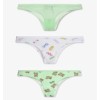 Moschino Printed Brazilian Brief Set Green White
