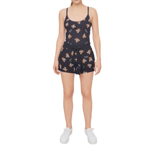 Moschino Teddy Bear Print Shorts Black
