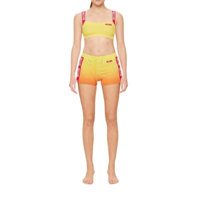 Moschino Gradient Activewear Set Yellow Orange