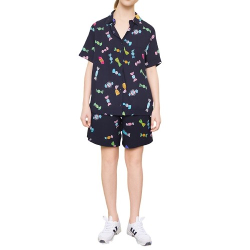 Moschino Candy Print Pajama Set Black