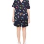 Moschino Candy Print Pajama Set Black