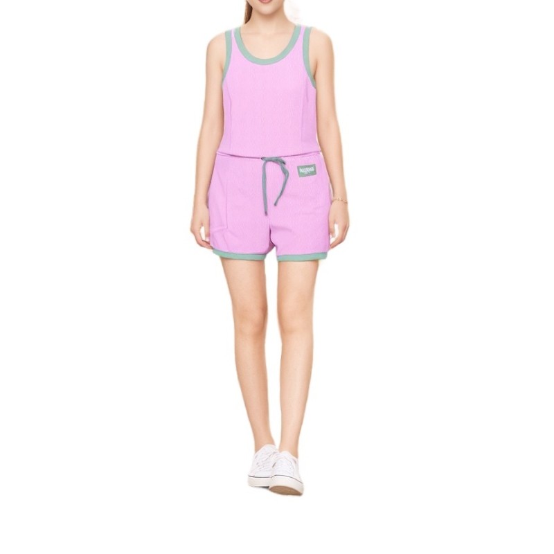 Moschino Athletic Tank Jumpsuit Pink