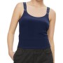Moschino Navy Cotton Blend Tank Top