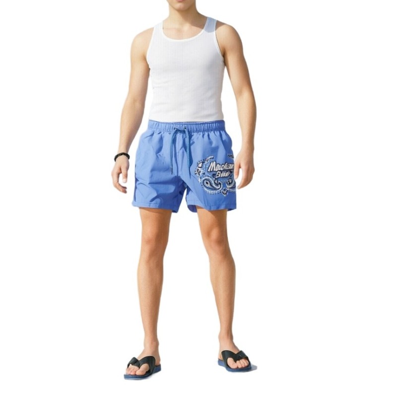 Moschino Blue Logo Swim Shorts Men