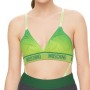 Moschino Triangle Logo Sports Bra Green