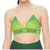 Moschino Triangle Logo Sports Bra Green