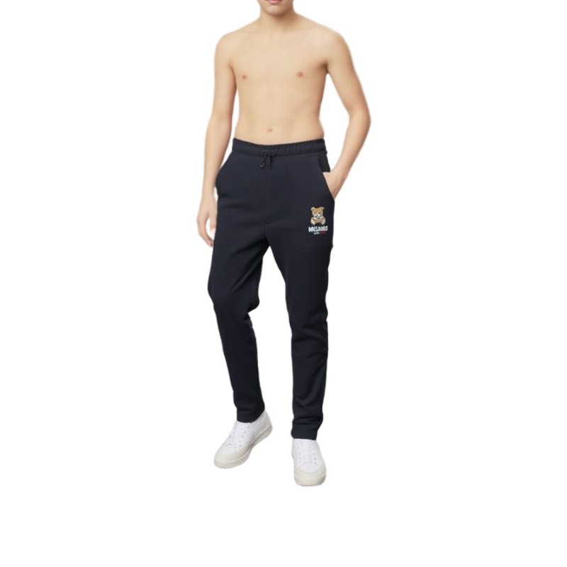 Moschino Teddy Logo Track Pants Black