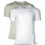 Moschino Basic Cotton T-Shirt 2-Pack White Green