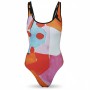 Adidas Abstract Watercolor One-Piece Swimsuit Multicolor