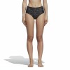 Adidas Rose Pattern High-Waisted Briefs Black