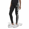 Adidas Three-Stripe Athletic Leggings Black