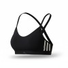 Adidas All Me 3-Stripes Sports Bra Black