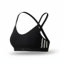 Adidas All Me 3-Stripes Sports Bra Black