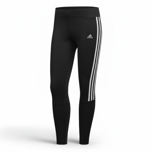 Adidas Run It Three-Stripe Leggings Black
