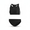 Adidas Three Stripes Racerback Bikini Black