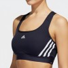 Adidas Three Stripe Sports Bra Black