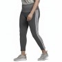 Adidas Three Stripe High Waist Leggings Grey