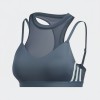 Adidas 3-Stripes Mesh Sports Bra Blue