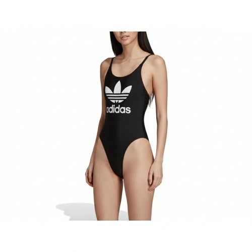 Adidas Originals Trefoil One-Piece Swimsuit Black